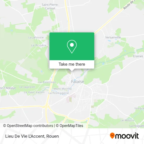 Lieu De Vie L'Accent map