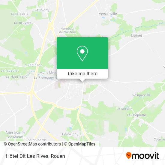 Hôtel Dit Les Rives map