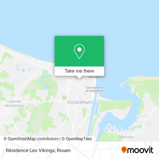 Résidence Les Vikings map