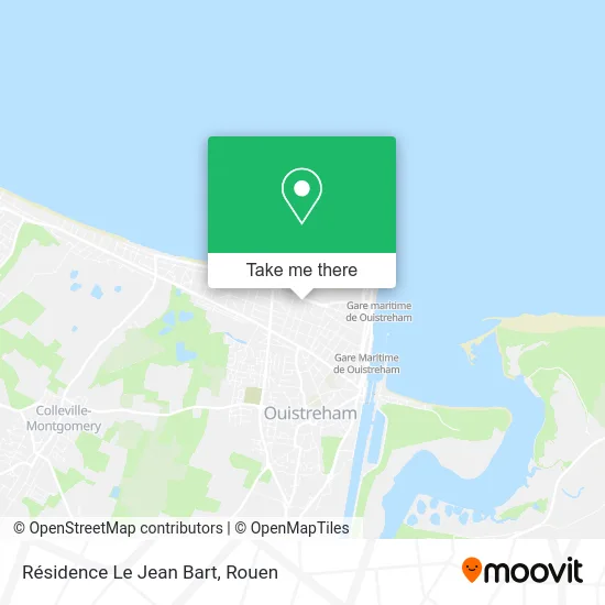 Résidence Le Jean Bart map
