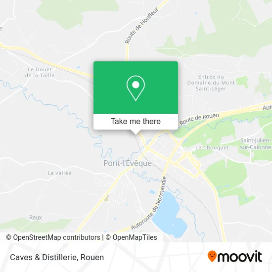 Caves & Distillerie map