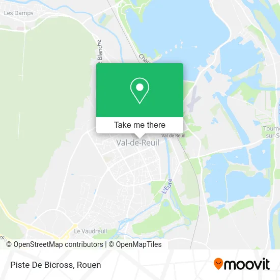 Piste De Bicross map