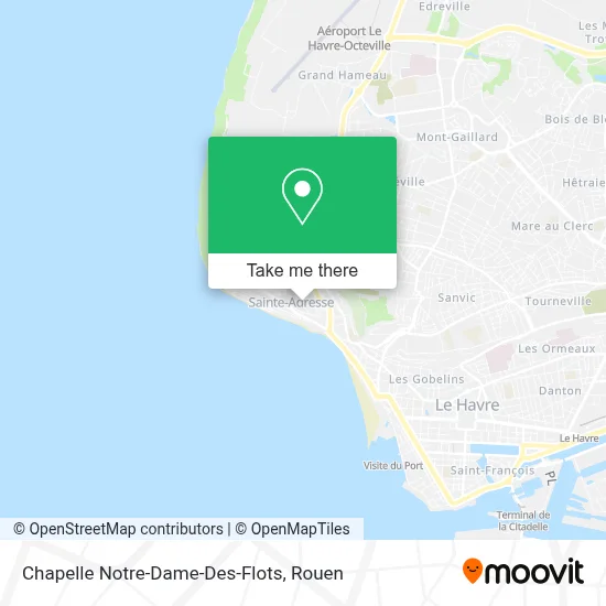 Chapelle Notre-Dame-Des-Flots map