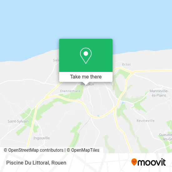 Piscine Du Littoral map