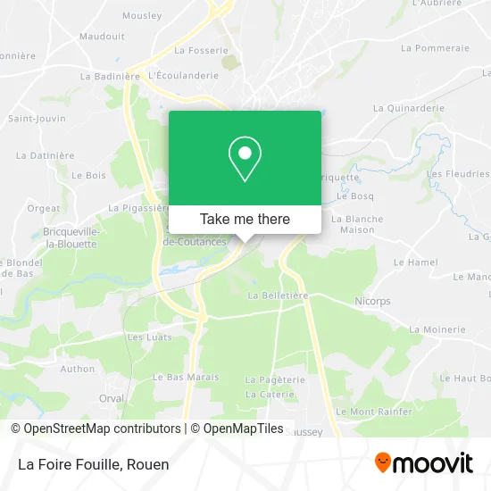 La Foire Fouille map