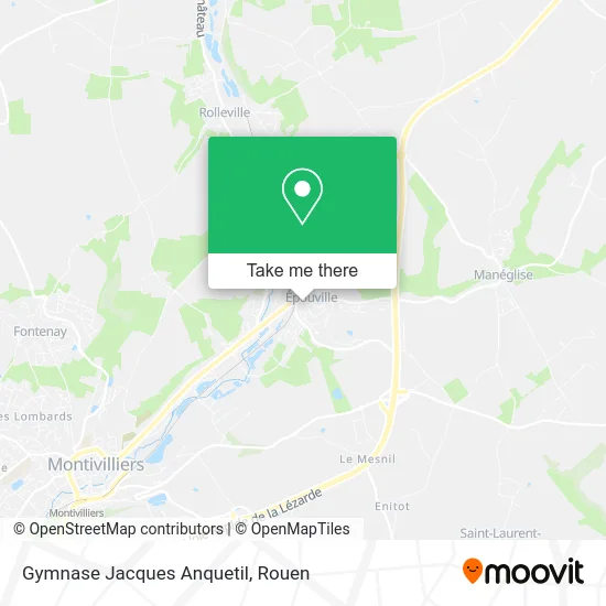Gymnase Jacques Anquetil map