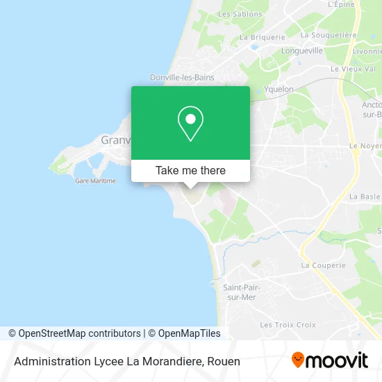 Administration Lycee La Morandiere map