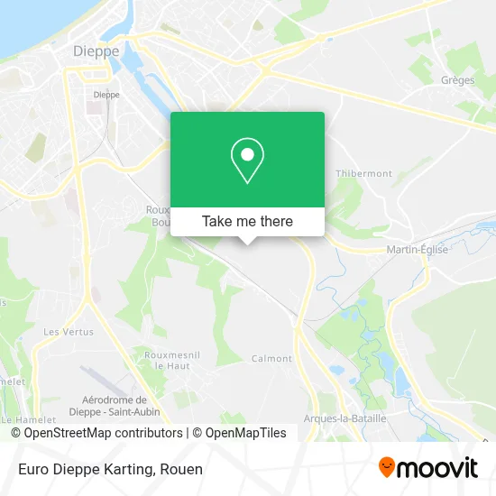 Euro Dieppe Karting map