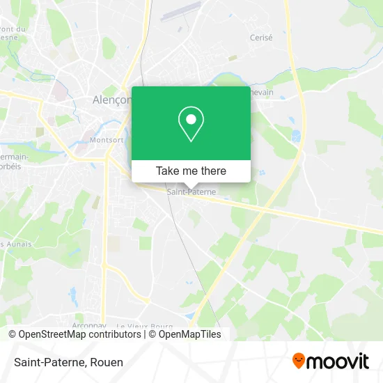 Saint-Paterne map