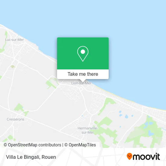 Villa Le Bingali map