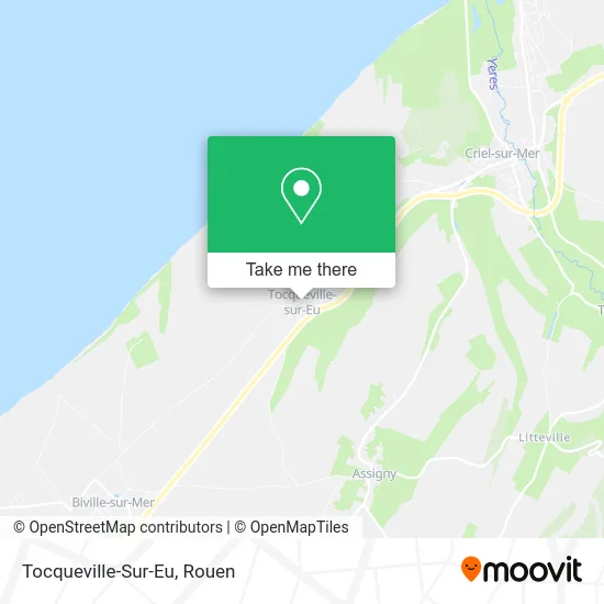 Tocqueville-Sur-Eu map