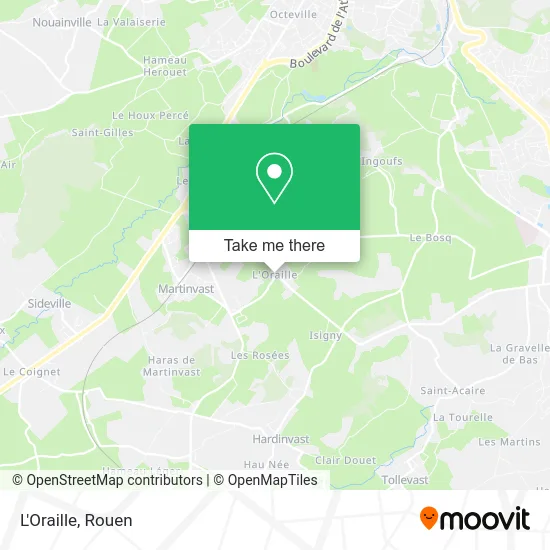 L'Oraille map