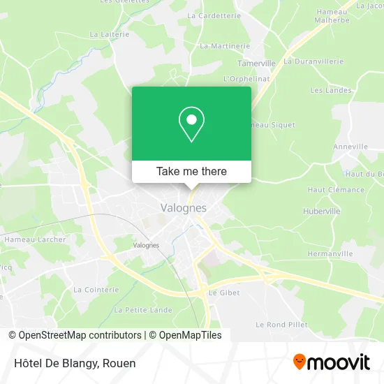 Hôtel De Blangy map