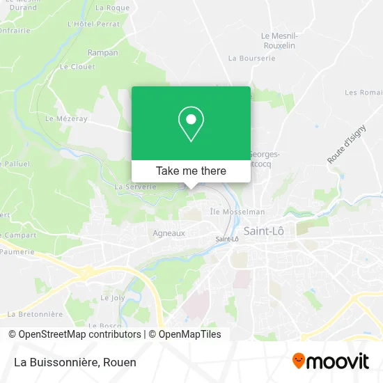 La Buissonnière map