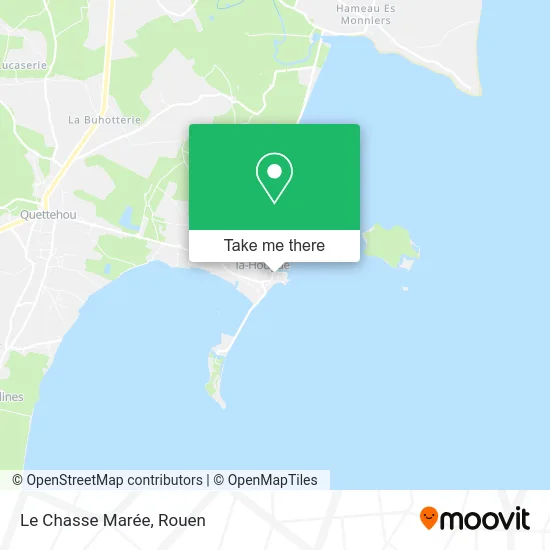 Le Chasse Marée map