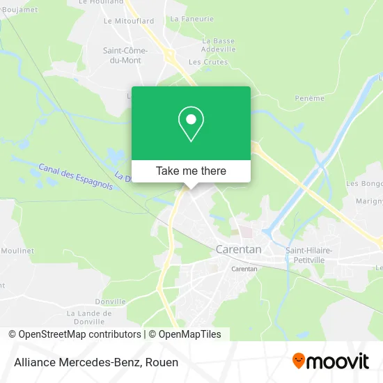 Alliance Mercedes-Benz map