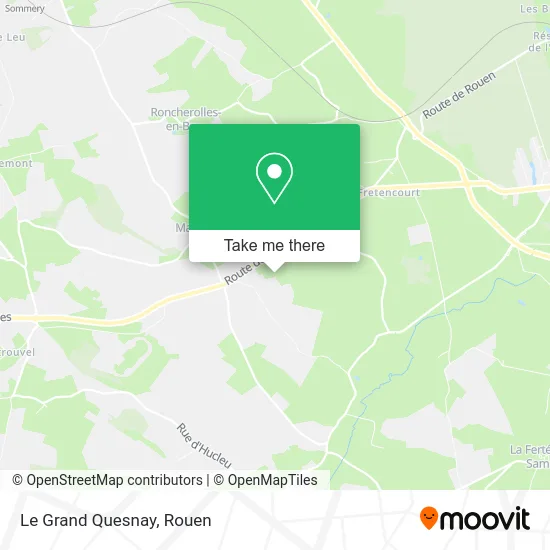 Le Grand Quesnay map