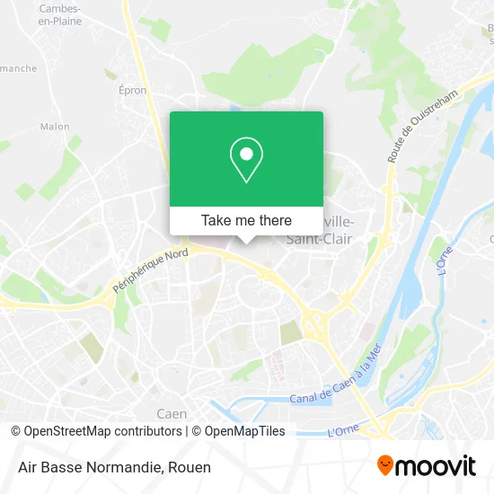 Air Basse Normandie map