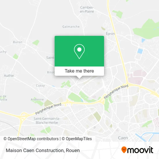 Maison Caen Construction map