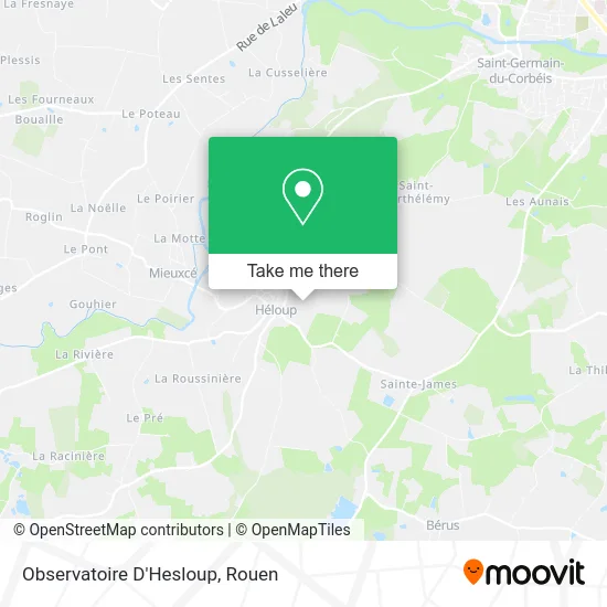 Observatoire D'Hesloup map