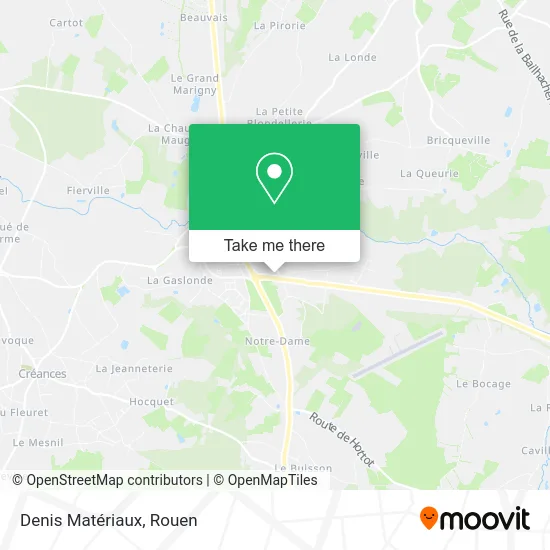 Denis Matériaux map