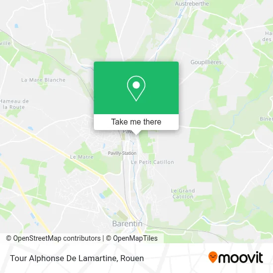 Tour Alphonse De Lamartine map