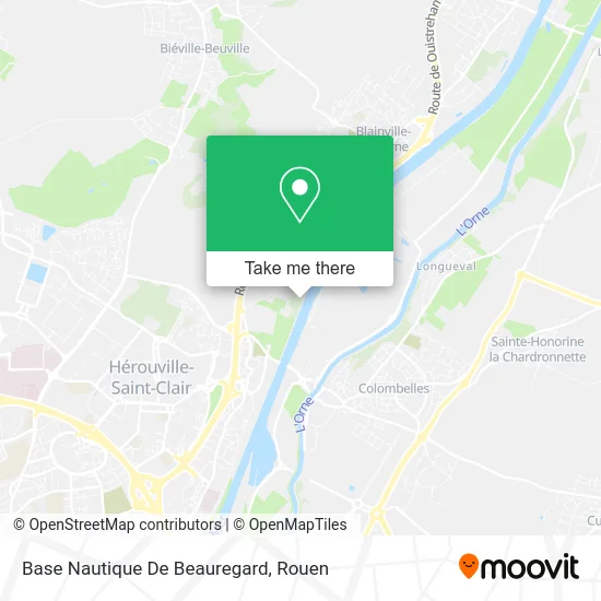 Base Nautique De Beauregard map