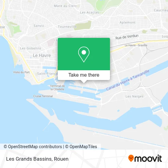 Les Grands Bassins map