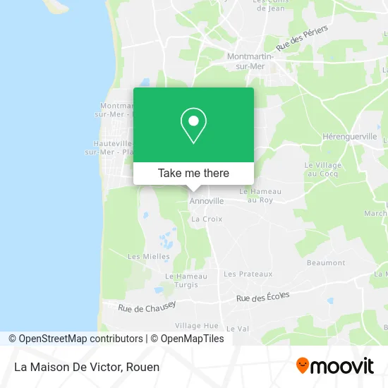 La Maison De Victor map