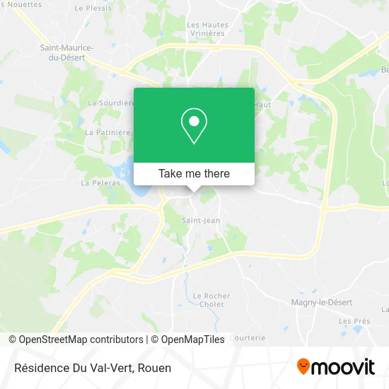 Résidence Du Val-Vert map