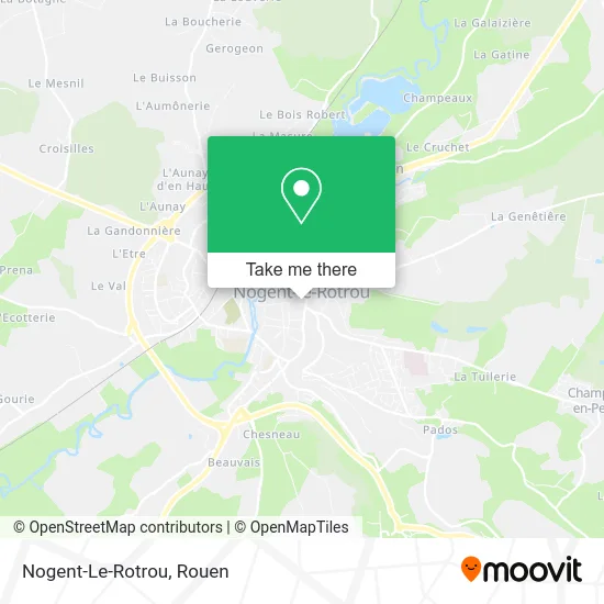 Nogent-Le-Rotrou map