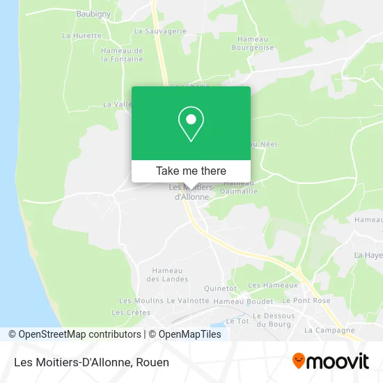 Les Moitiers-D'Allonne map