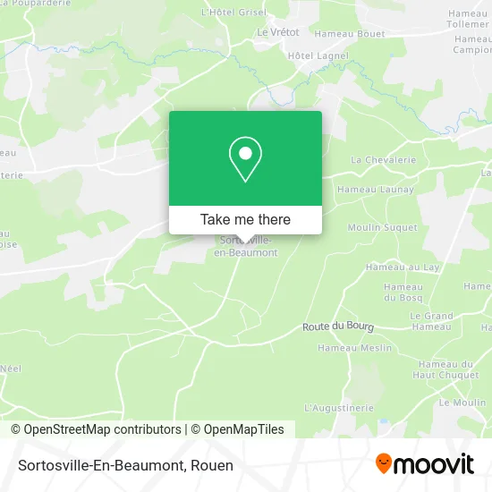 Sortosville-En-Beaumont map