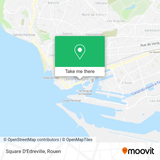 Square D'Edreville map