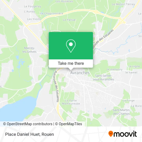 Place Daniel Huet map