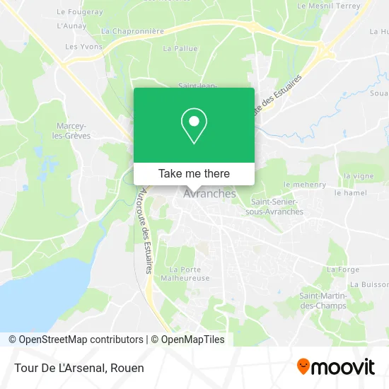 Tour De L'Arsenal map