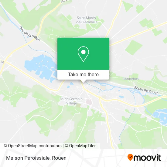 Maison Paroissiale map