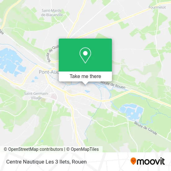 Centre Nautique Les 3 Ilets map