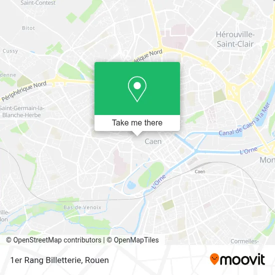 1er Rang Billetterie map