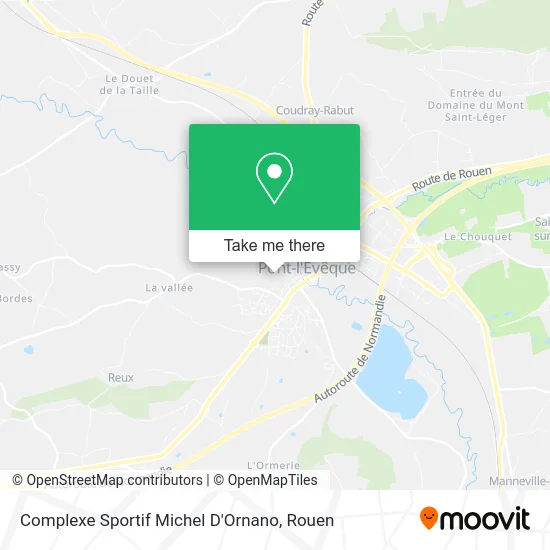 Complexe Sportif Michel D'Ornano map