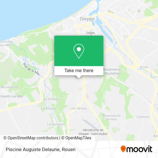 Piscine Auguste Delaune map