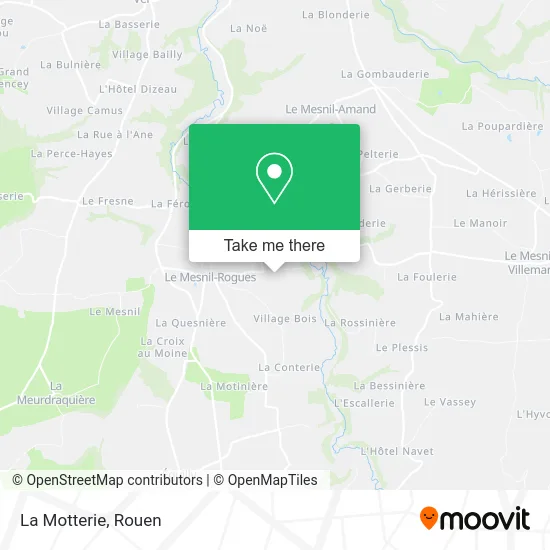 La Motterie map