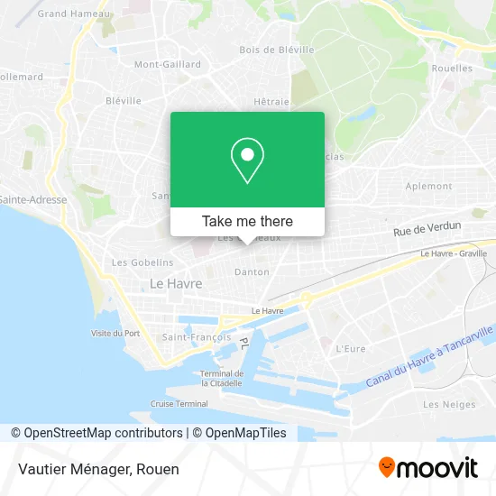 Vautier Ménager map