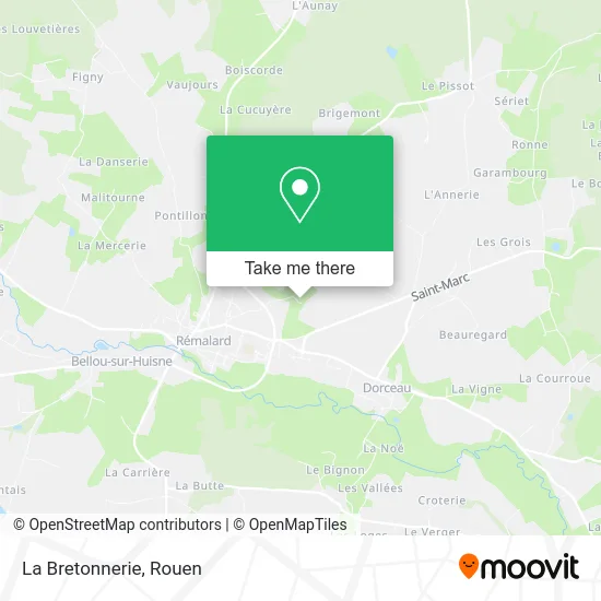 La Bretonnerie map