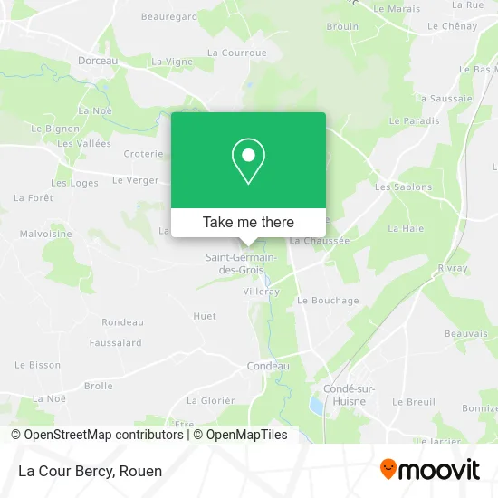 La Cour Bercy map