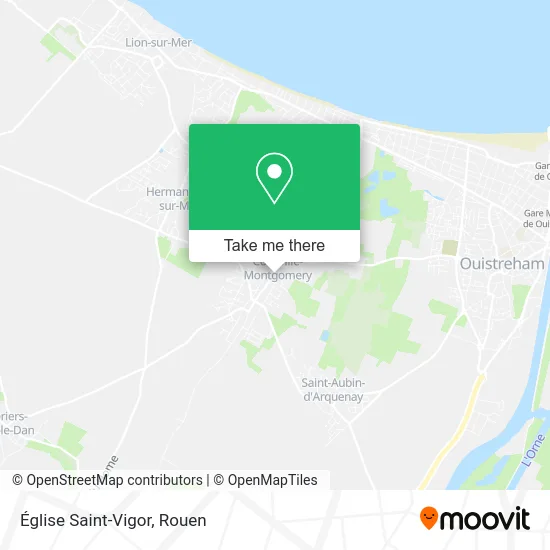 Église Saint-Vigor map