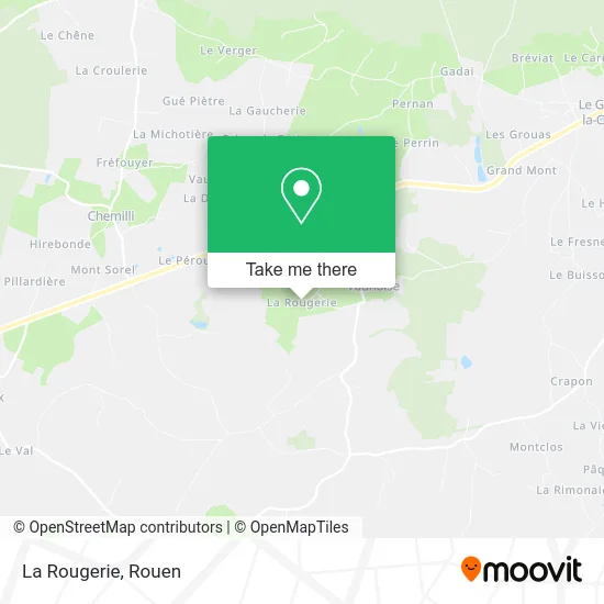 La Rougerie map