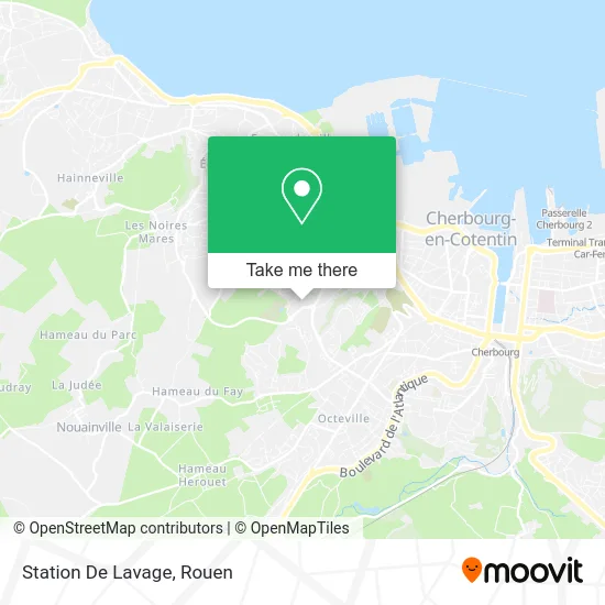 Station De Lavage map