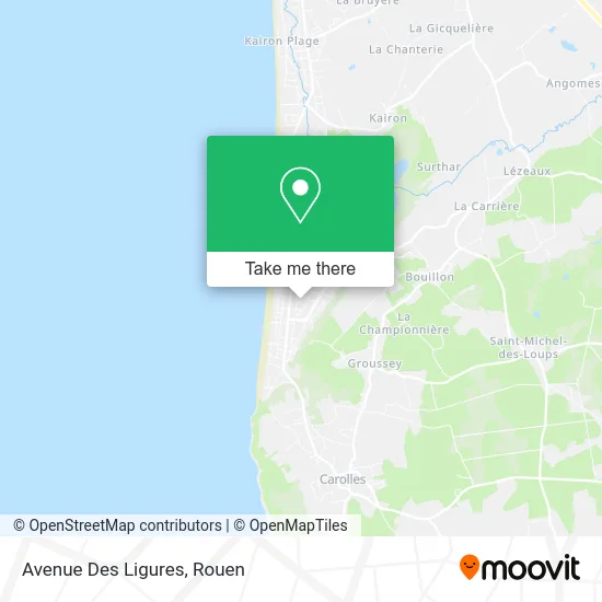 Avenue Des Ligures map