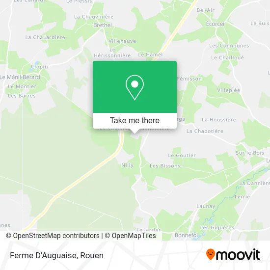 Ferme D'Auguaise map